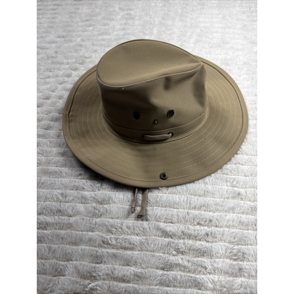 Outback Trading Co. Waterproof Canvas River Guide Pocket‎ Hat Small Tan 1466